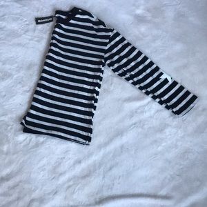 Sample monrow Slouchy Henley top w star